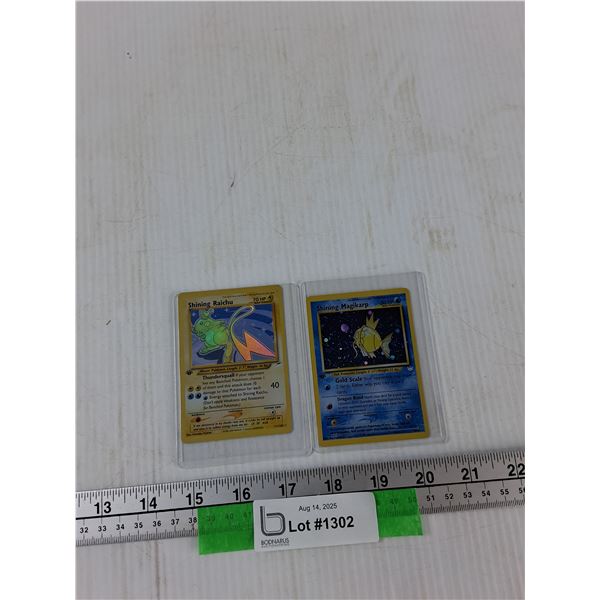(2) Pokemon Cards - As Is CANNOT AUTHENTICATE