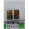 Image 1 : (2) Credit Suisse 1 Ounce Replica Gold Bar - As Is CANNOT AUTHENTICATE