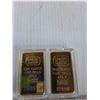 Image 2 : (2) Credit Suisse 1 Ounce Replica Gold Bar - As Is CANNOT AUTHENTICATE