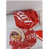 Image 2 : (2) Coca-Cola Inflatable Balls, Inflatable Ice Bucket,Coca-Cola Carry Bucket - As Is