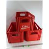 Image 1 : *(3) Coca-Cola Plastic Crates With Dividers 17'' x 11'' x 11'' - PICK UP ONLY