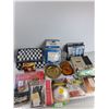 Image 1 : Assorted - (4) Hanging Wall Art, Tape Recorder, (2) Patio Insulators- As Is CANNOT SHIP
