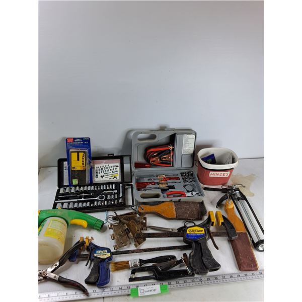 Socket Set, Studsensor, Hinges, Misc - As Is CANNOT SHIP