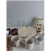Image 4 : Pocket Knife, (4) Mugs, Pitcher, Misc - As Is CANNOT SHIP