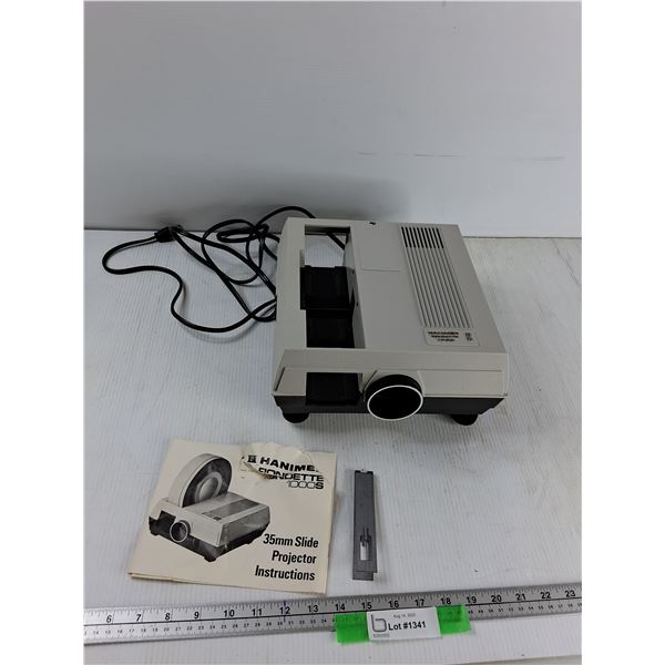 Hanimex Rondette 35mm Slide Projector- Turns On