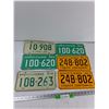 Image 3 : (6) Saskatchewan License Plates