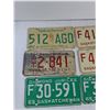 Image 1 : (6) Saskatchewan License Plates