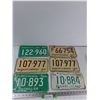Image 1 : (6) Saskatchewan License Plates