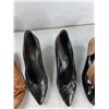 Image 3 : (3) Shoes - (2) High Heels Approx. Size 6, Flats Approx. Size 5