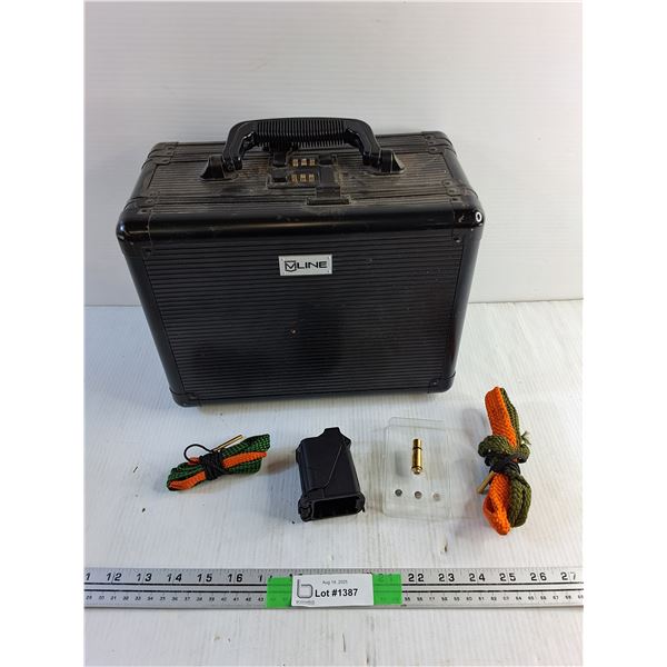 Mline Locking Hard Case, Magazine Speed Loader, Paracords with Tensioning Pins