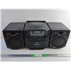 Image 1 : RCA BassReFlex CD with Stereo Cassette Recorder - Powers On, As Is