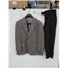 Image 1 : *Gray Coat - Size 44S and Dress Pants - Size 38/28L