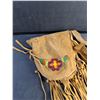 Image 2 : Suede Leather Indigenous Ladies Bag