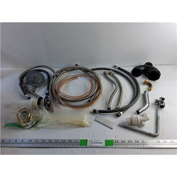 Plumbing Hoses, Valves, Drain Plugs, Zip Ties and Misc Plumbing Supplies