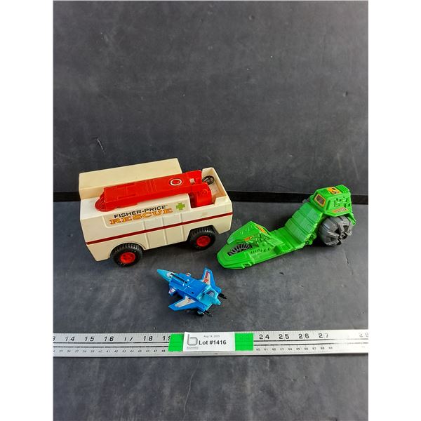 Vintage Fisher Price and Transformers Toys