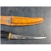 Image 3 : 6" Blade Filleting Knife with Leather Sheath