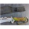 Image 3 : U.S.A Saber 8" Fixed Blade Hunting Knife with Compass and Flashlight