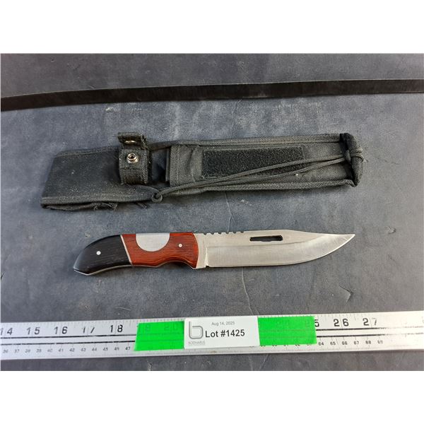 7" Fixed Blade Hunting Knife with Sheath