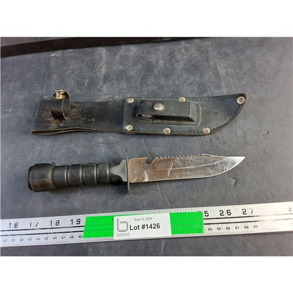 6" Fixed Blade Combat Knife with Sheath