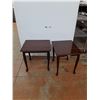 Image 1 : *(2)  Solid Wood End Tables - 20" x 21" x 18", Cannot Ship