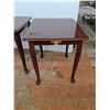 Image 2 : *(2)  Solid Wood End Tables - 20" x 21" x 18", Cannot Ship