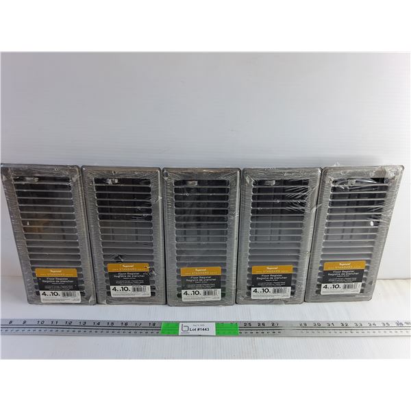(5) Floor Registers - New