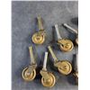 Image 2 : Brass Furniture Casters