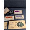 Image 3 : Vintage Telegraph Key, Gasoline Ration Coupons, Medicine Hat Post Card View