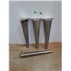 Image 1 : (4) Stainless Steel Furniture Legs 25"  -  PICK UP