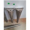 Image 2 : (4) Stainless Steel Furniture Legs 25"  -  PICK UP