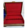 Image 3 : (2) Vintage Wooden Silverware Storage Chests