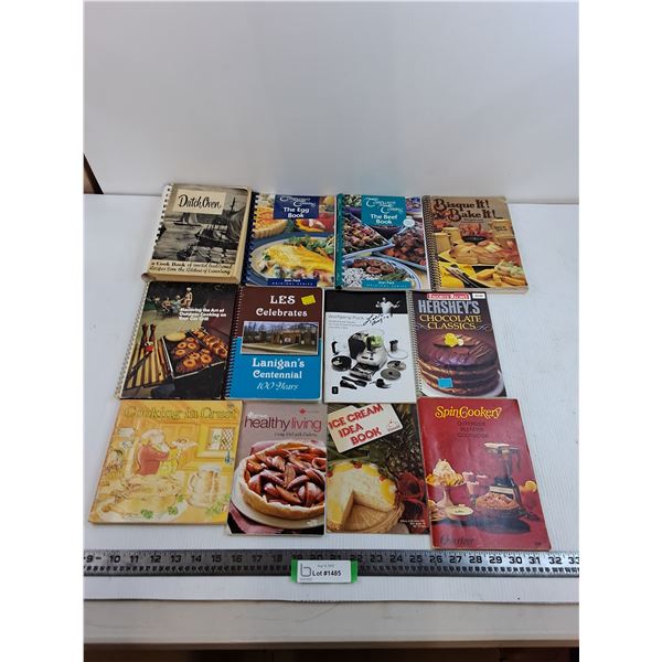 (12) Mostly Vintage Cook/Dessert Books/Magazines