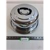 Image 1 : Vintage Slide-Lock Cake Platter - 13" Dia