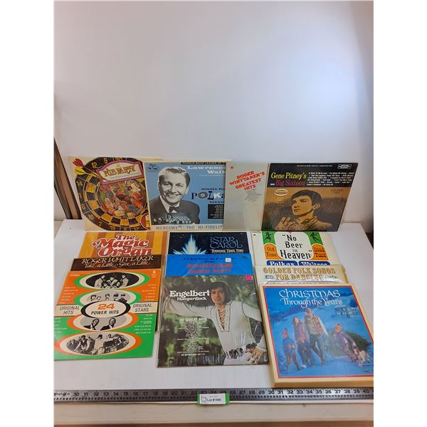 (13) Records/Sets (Pub Party, Roger Whittaker, Ernie Ford)