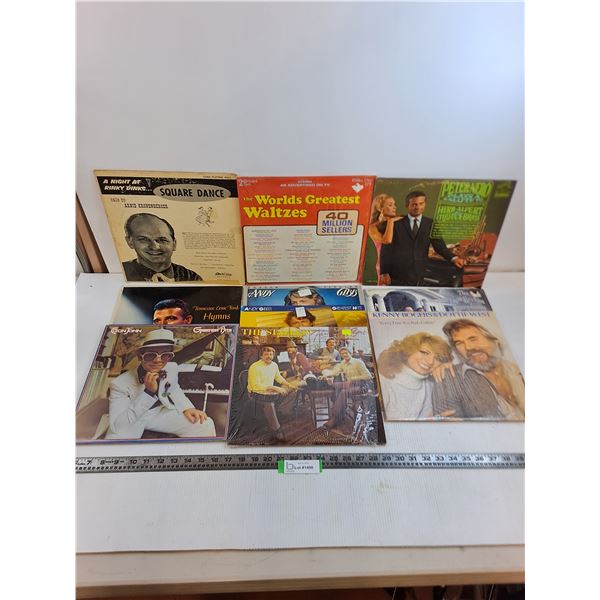 (10) Records (Elton John, Square Dance, The Statlers)