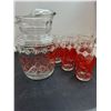 Image 2 : Glass Pitcher & 6 Glasses Matching Set