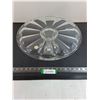Image 1 : Crystal Footed Platter - 6" High