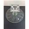 Image 2 : Crystal Footed Platter - 6" High