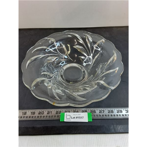 Glass Bowl - 11.5" Dia