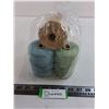 Image 1 : .(4) Spools of Blue/Green/Brown Yarn