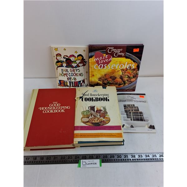 (5) Vintage Cook Books