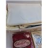 Image 2 : Plastic Storage Bin Full of Cross Stitch Materials/Projects