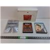 Image 1 : (3) Flameless Christmas Candles, Home Alone DVD, Red 2 DVD, (2) Magnifying Sheets