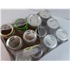 Image 2 : (12) Misc Mason Jars and Lids - AS IS