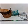 Image 1 : Sink Tap Installation Kit, Dishwasher Waterline Installation Kit, Wooden Bucket