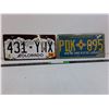 Image 1 : (2) American License Plates Colorado and New Mexico