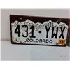 Image 2 : (2) American License Plates Colorado and New Mexico