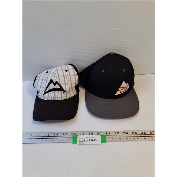 (2) Hats Quagmire Golf And Coors Light