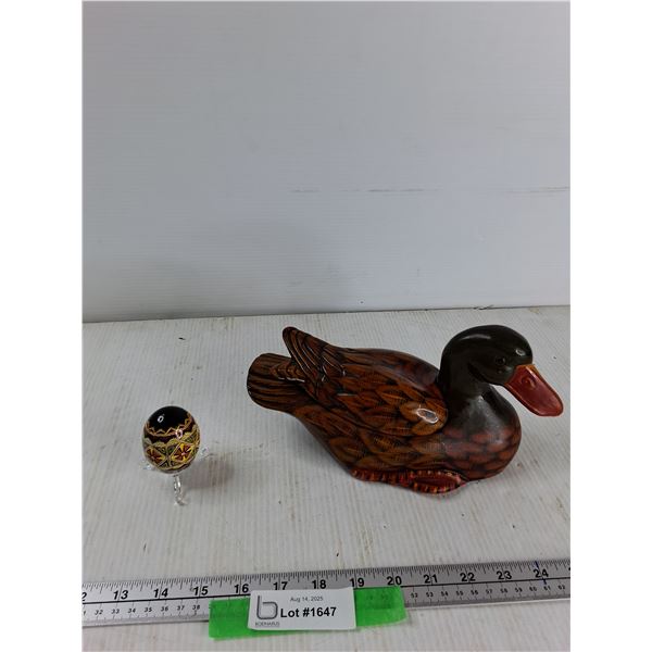 Painted Egg, Duck Box
