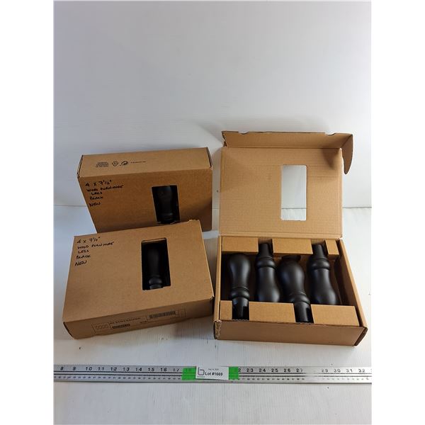 Ikea Stocksund Wood Furniture Legs - New, 7 1/2"